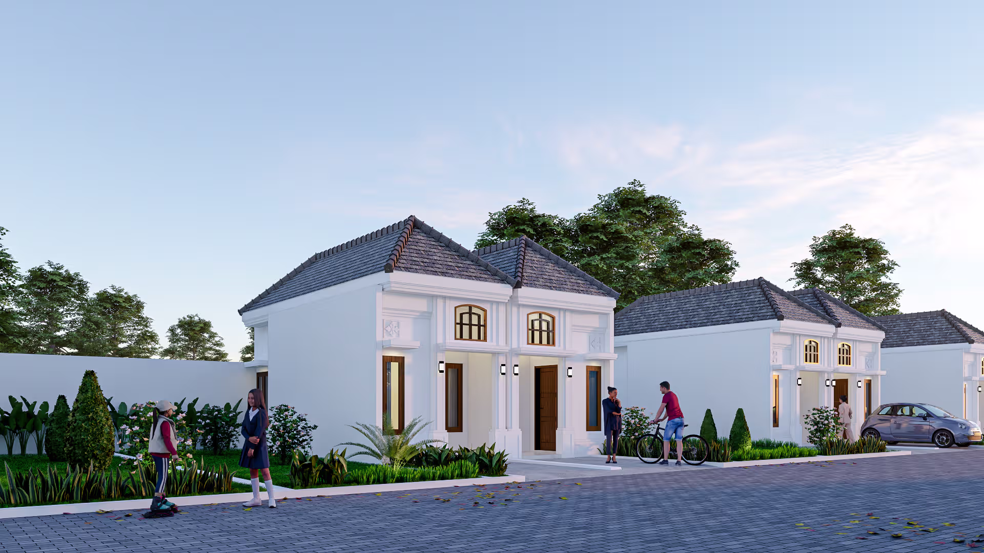 Modern luxury home pool